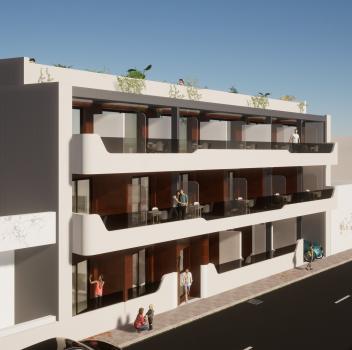 1 or 2 Bed 2 Bath New Build Apartments Just 400 Meters to the Sea in Torrevieja Torrevieja