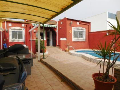 4 Bed 2 Bath Semi Detached Villa in El Chaparral Torrevieja with Private Pool Torrevieja