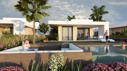 3 Bed 2/3 Bath Luxurious New Build Detached Villas with Infinity Pools in La Finca Golf Algorfa Algorfa